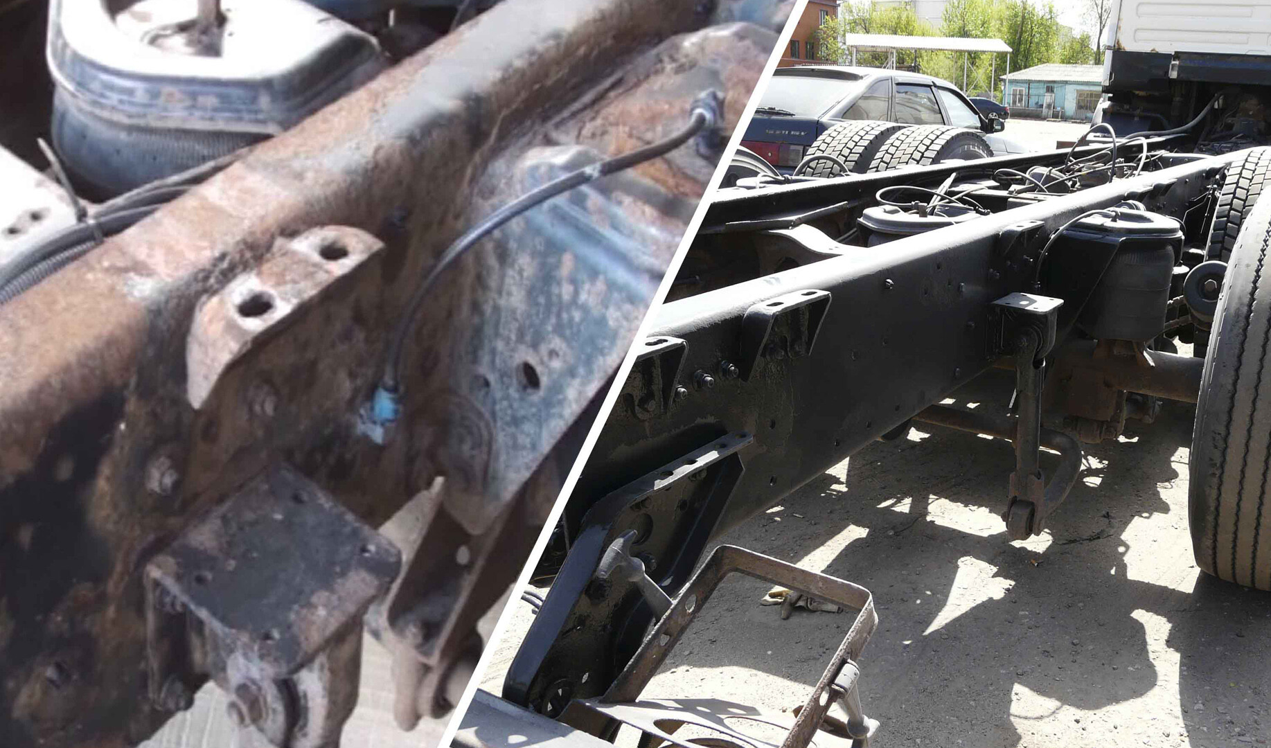 пескоструйка рамы авто пескоструйка рамы грузового автомобиля