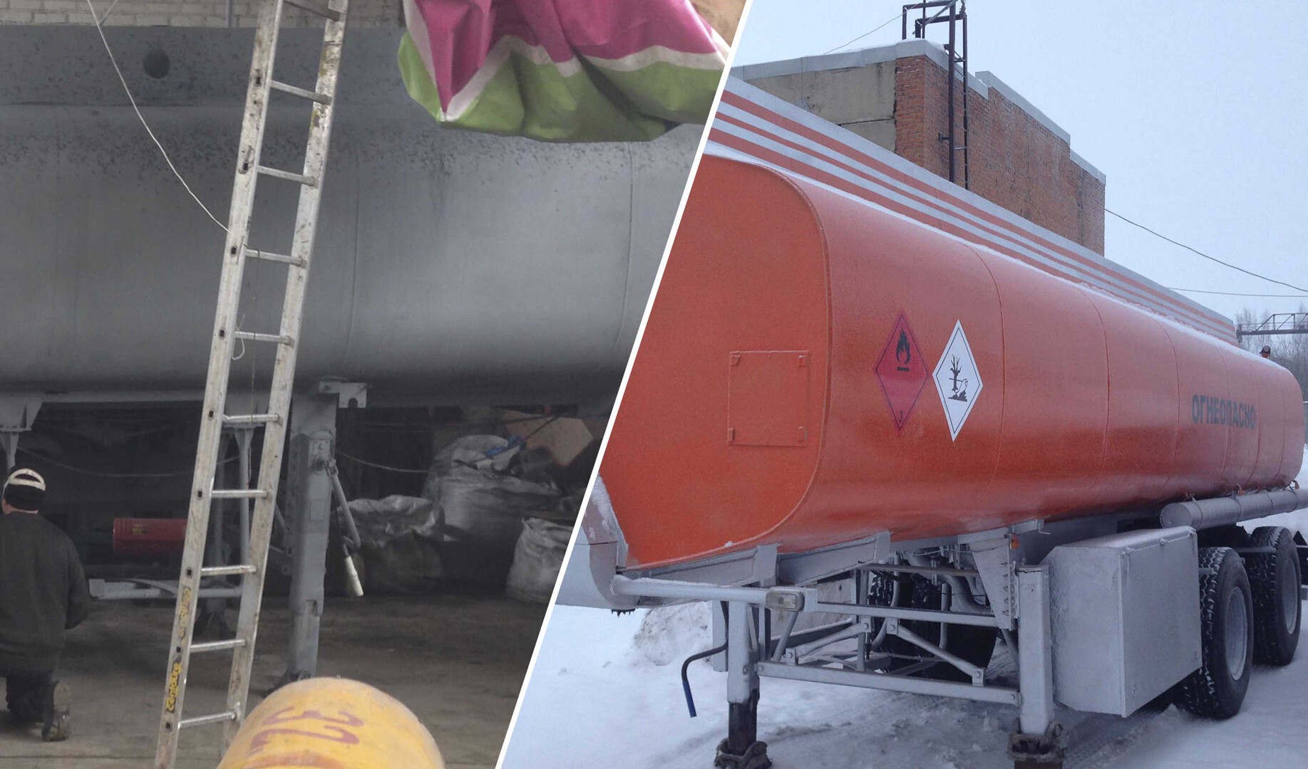 пескоструйная очистка бензовоза пескоструйная очистка бочки бензовоза